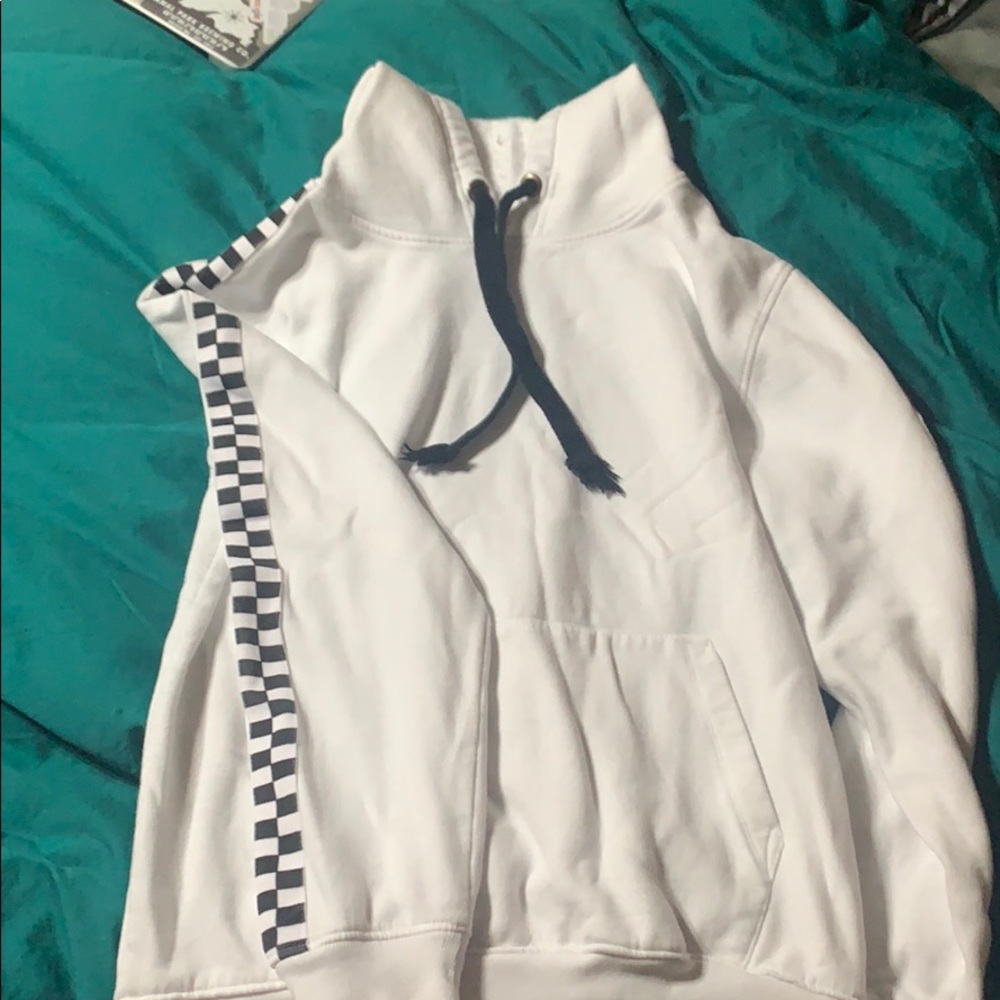 White hoodie